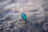 Broken Arrow Turquoise Ring Size 7.5