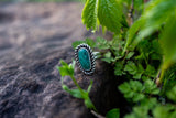 Broken Arrow Turquoise Ring Size 7.5