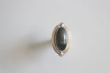 Blue Tigers Eye Ring Size 6