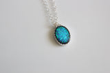 Iridescent Faux Opal Necklace