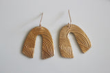Bronze Arch Earrings