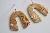Bronze Arch Earrings