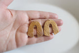 Bronze Arch Earrings