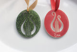 Personalized Lyre Acrylic Ornament