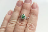 Green Tsavorite Ring Size 6.5