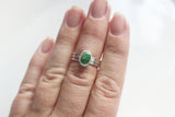 Green Tsavorite Ring Size 6.5