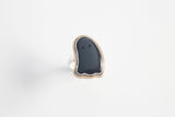 Onyx Ghost Ring with Gold