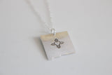 New Mexico State Zia Necklace / Heart Zia NM Necklace/ Zia Necklace/ New Mexico Charm/ Zia Gift/ New Mexico Necklace