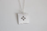 New Mexico State Zia Necklace / Heart Zia NM Necklace/ Zia Necklace/ New Mexico Charm/ Zia Gift/ New Mexico Necklace