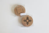 Zia Coasters / New Mexico Coasters / NM Gift / Cork Coasters