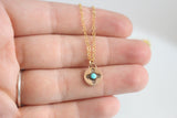 Gold and Turquoise Zia Necklace New Mexico Necklace Moving Gift Homesick Gift / Gold Zia Necklace