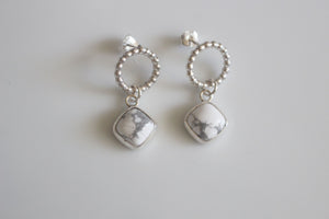 Howlite Dangle Earrings