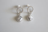 Howlite Dangle Earrings