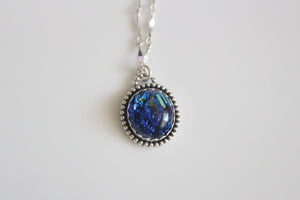 Dichroic Glass Necklace