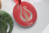 Personalized Lyre Acrylic Ornament