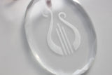 Crystal Lyre Ornament