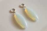 dancing through lightning strike Opalite Statement Earrings