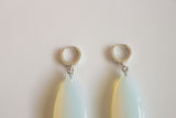 dancing through lightning strike Opalite Statement Earrings