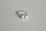 foes and friends faux opal earrings