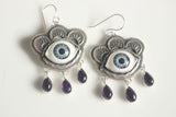 cry my eyes violet Earrings