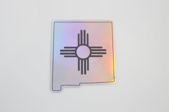 New Mexico Zia Holographic Sticker