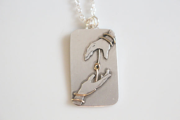 Invisible String Necklace