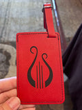 Alpha Chi Omega Lyre Luggage Tag