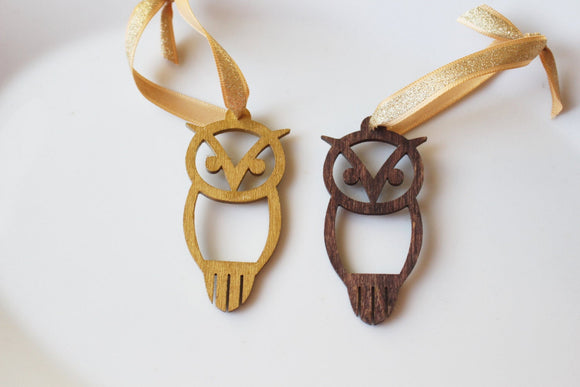 Chi Omega Ornament // Owl Wooden Ornament // Sorority Christmas Gift // Chi Omega Owl