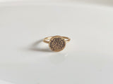 Chi Omega Crest Ring Gold / Sorority Ring / Chi Omega Sorority / Chi O Ring / Gold Fill Ring