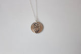 Chi Omega Owl Necklace // Owl Necklace // Chi O Jewelry // Chi Omega sorority Necklace // Greek Licensed Jewelry // XO Mascot Necklace