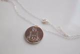 Alpha Chi Omega Crest Necklace