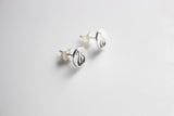 Lyre Stud Earrings Alpha Chi Omega Sorority Jewelry // Lyre Earrings in Fine Silver Post Earrings Stud Earrings // Greek Licensed Jewelry