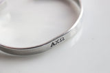 Alpha Chi Omega Letters bracelet