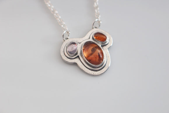 Tourmaline Trio Necklace