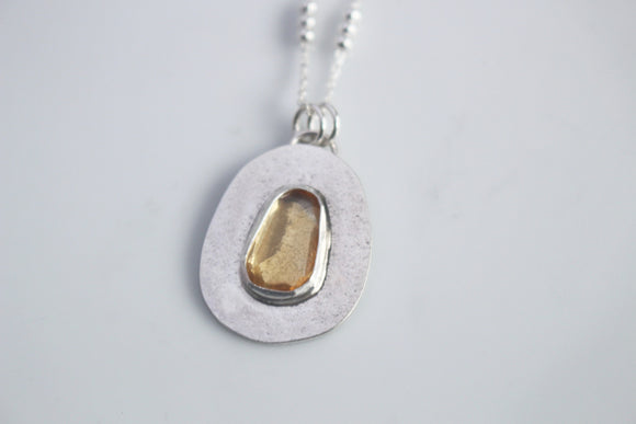 STRENGTH - Citrine Amulet Necklace
